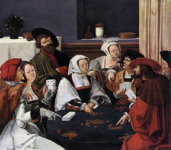 Card Players, Lucas van Leyden